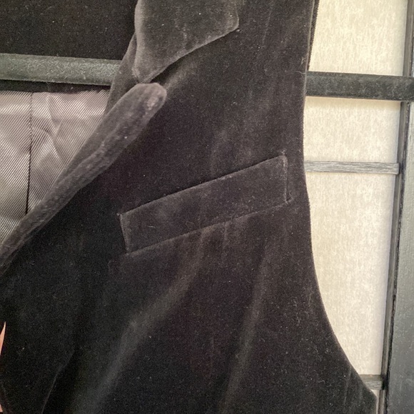 Joe’s Jeans Brand Black Velvety Vest Size M - Picture 4 of 7